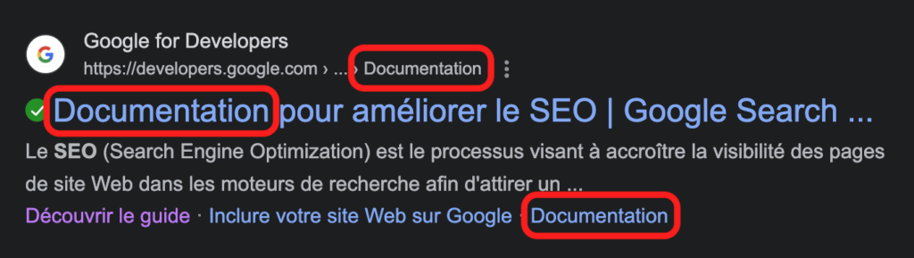 URL descriptive Google architecture SEO