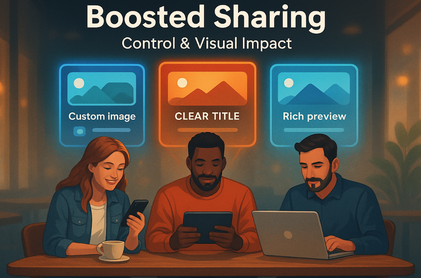 Key benefits for social sharing and SEO