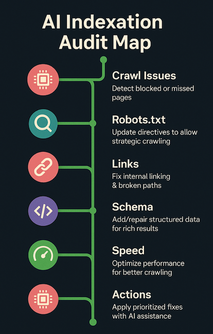 Fixing indexation issues using AI tools
