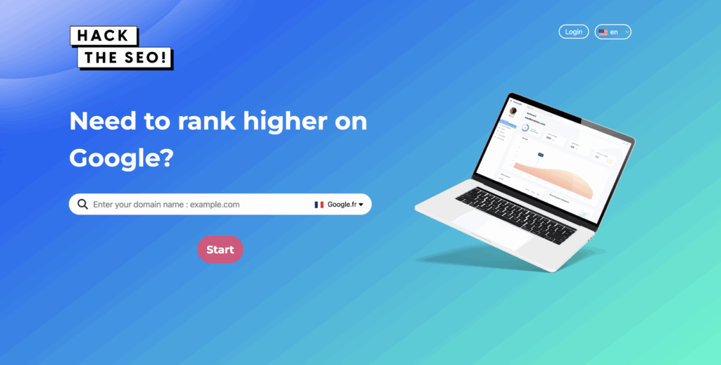 Hack the seo create account