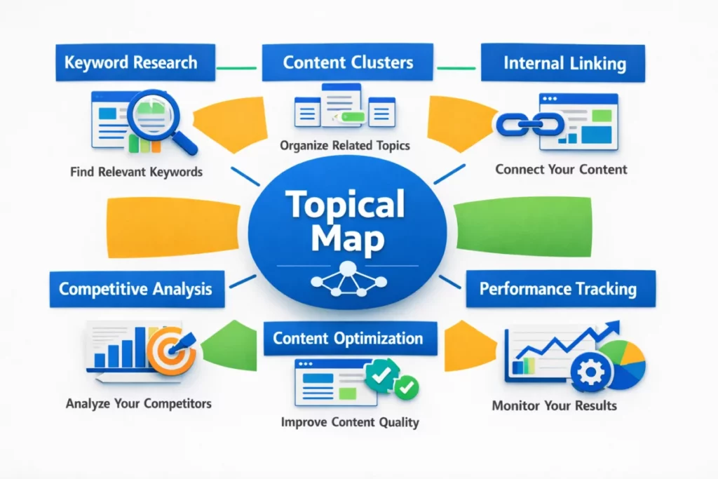 création topical map — Création de topical map : les étapes pour bâtir une cartographie qui ranke