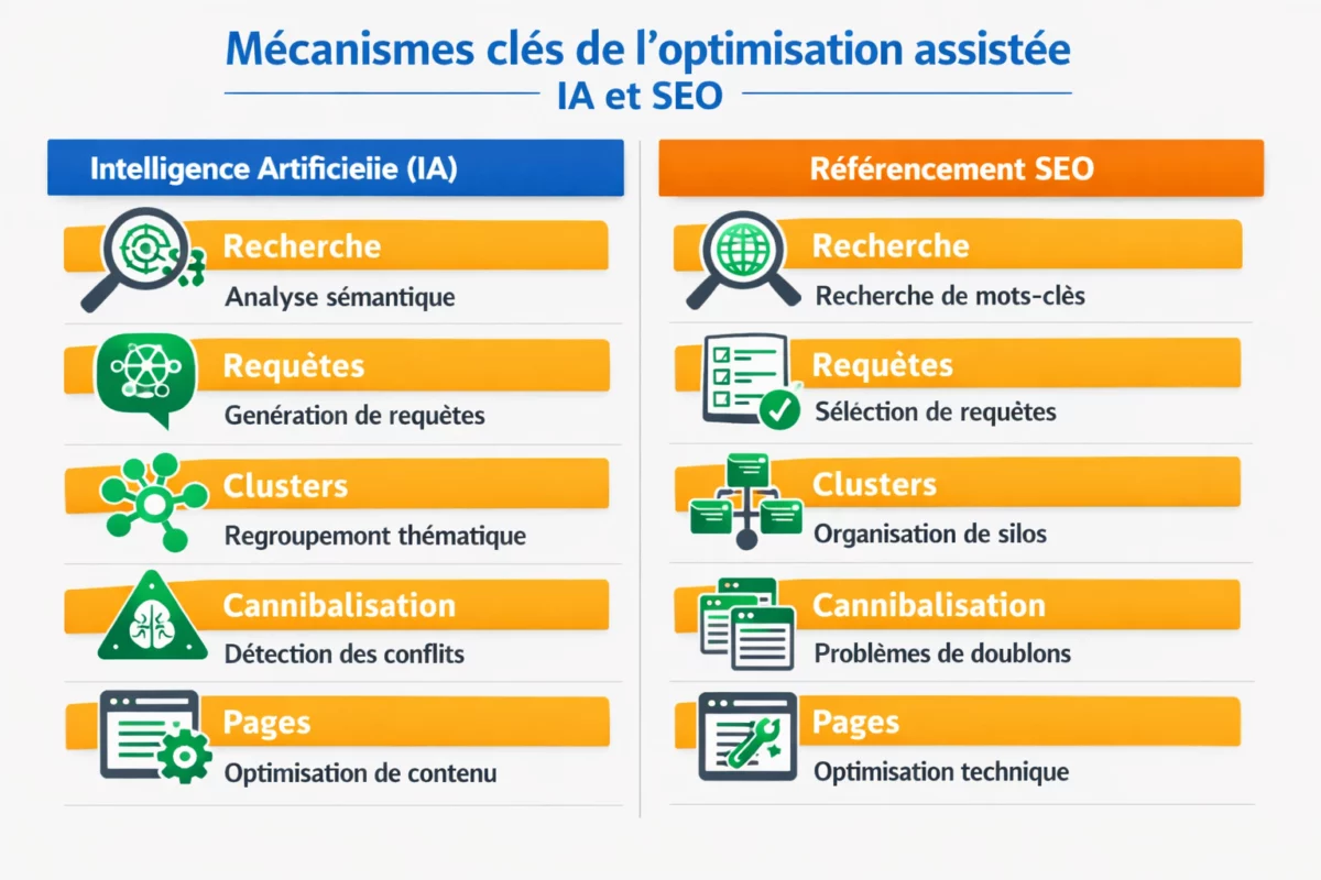 Mécanismes clés de l’optimisation assistée Mécanismes clés de l’optimisation assistée | Hack the seo