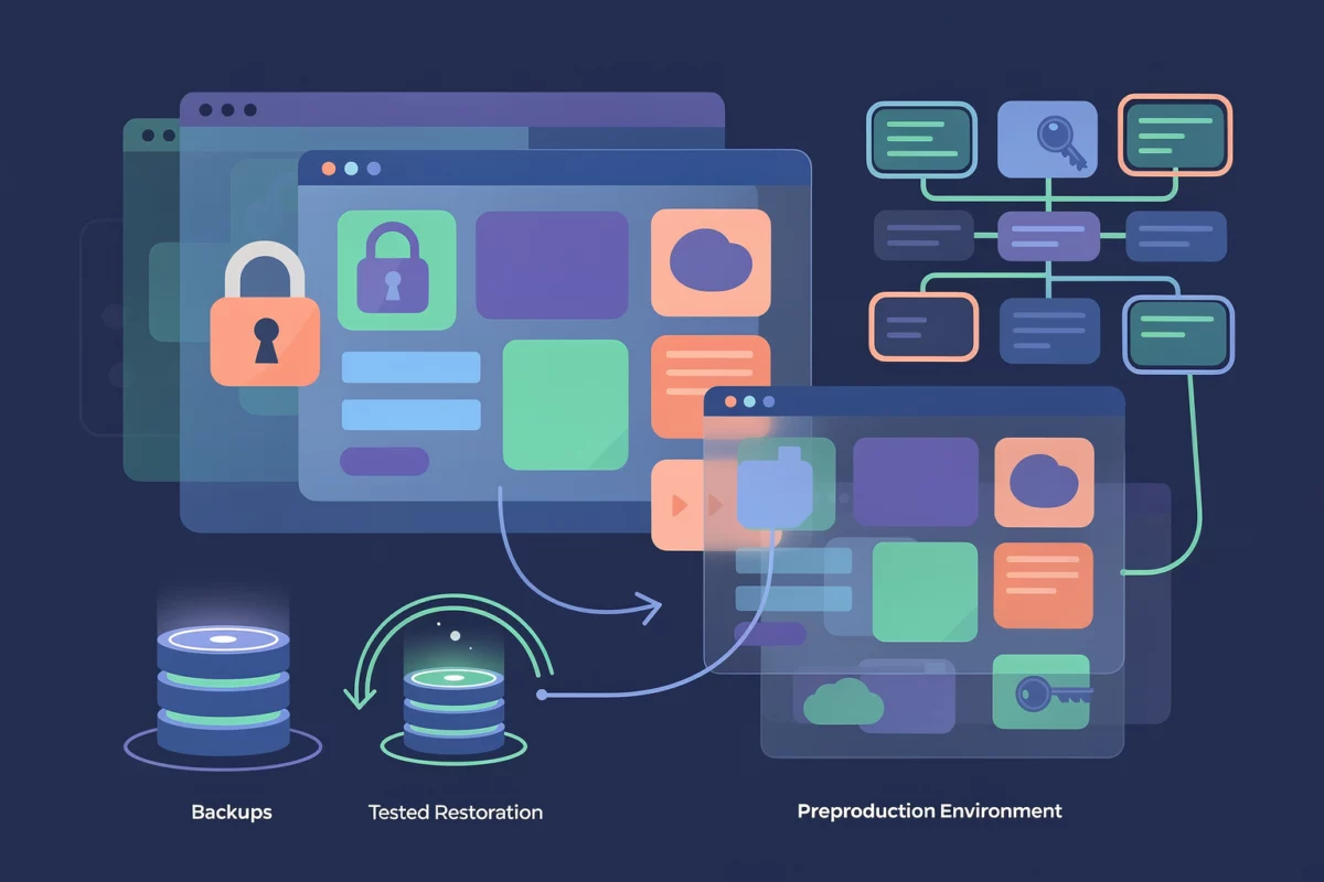 CMS et cocon — Prérequis et préparation : sécuriser avant de structurer