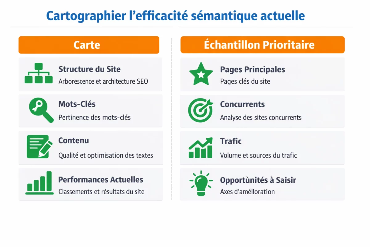 efficacité sémantique — Cartographier l’efficacité sémantique actuelle