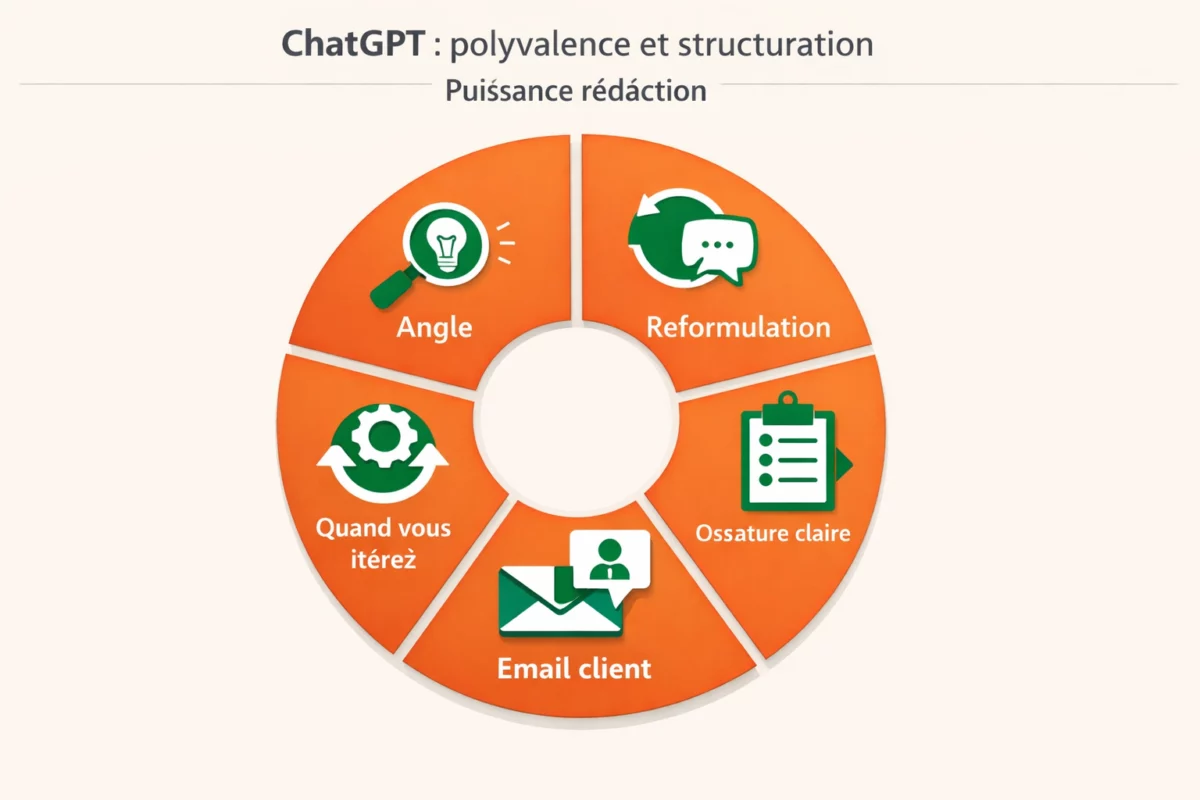 puissance rédaction — ChatGPT : polyvalence et structuration
