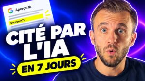 Aperçu IA de Google : une page citée en 7 jours