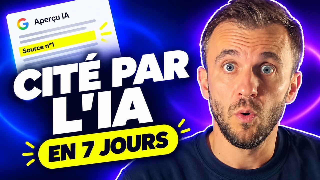 Aperçu IA de Google : une page citée en 7 jours